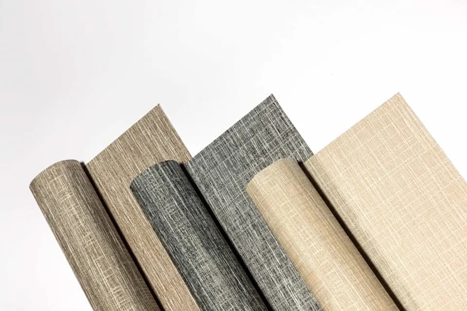 Light filtering shades, woven textures