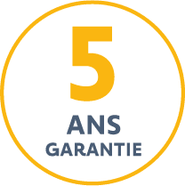 Moteurs Somfy garantis 5 ans