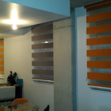 installation de store horizontaux ouvert Montreal - Le gars des stores